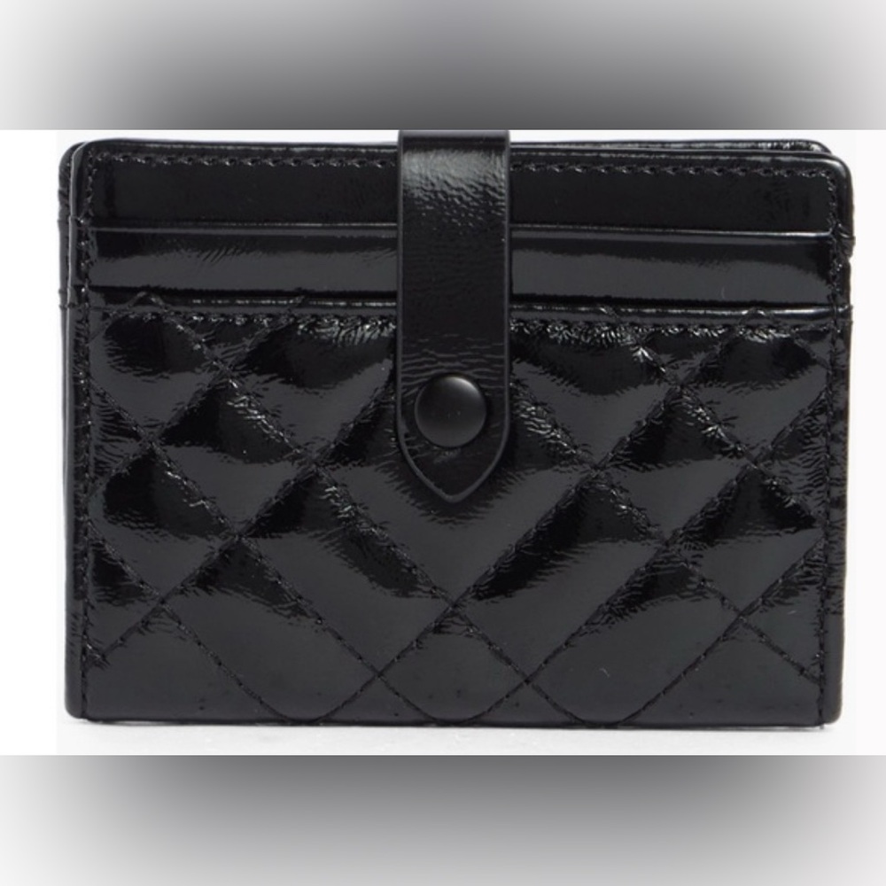 Kurt Geiger Black Drench
Leather Card Holder NWT
